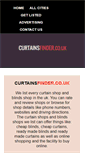 Mobile Screenshot of curtainsfinder.co.uk